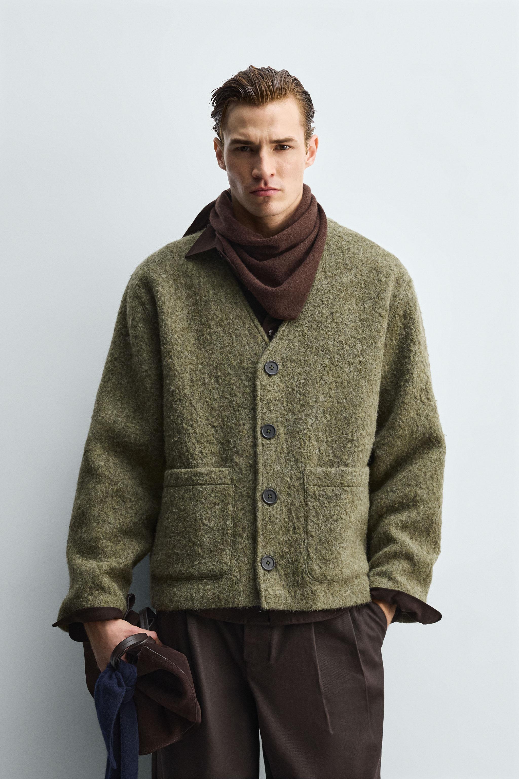 CARDIGAN RELAXED FIT TEXTURÉ